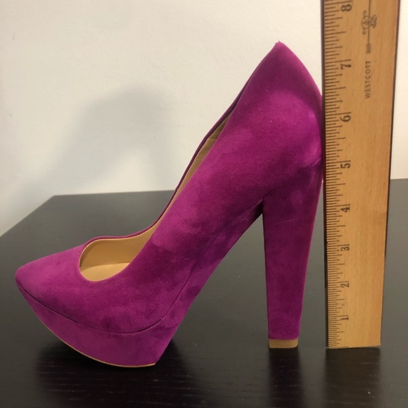 Zara Fuchsia Platform Heels - Picture 5 of 5